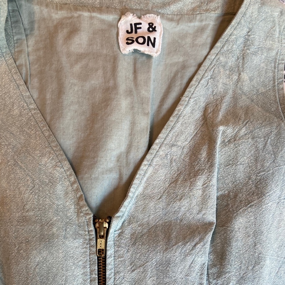 Zip Up Eggshell Dress - image 6